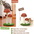 2 Mushrooms Cat Scratching Post 19